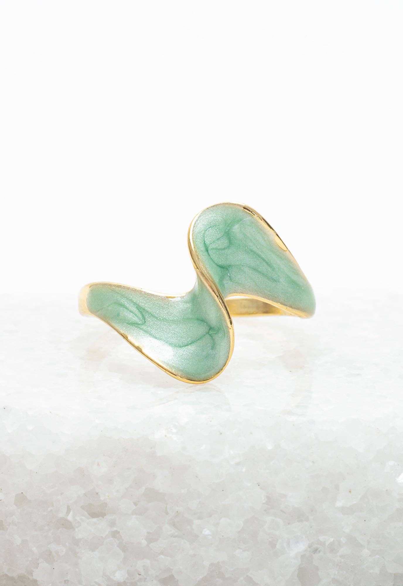Ribbon of Light Ring in Mint